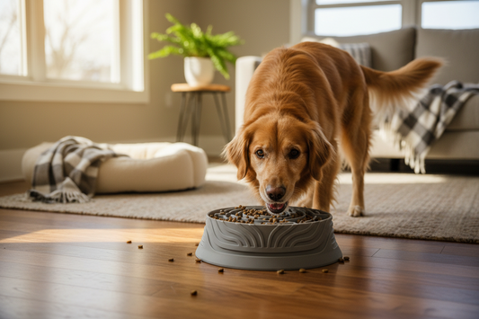 Gamelle anti-glouton ergonomique pour chien