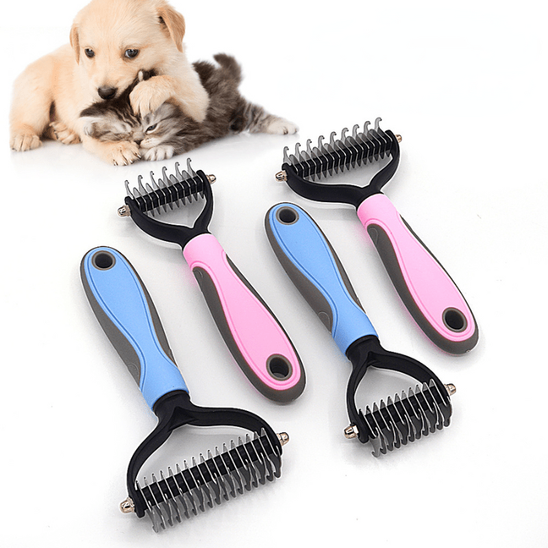 BROSSE POUR CHIEN ET CHAT DOUBLE FACE - MON TOUTOU