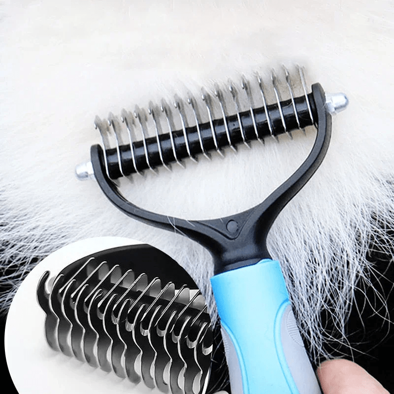 BROSSE POUR CHIEN ET CHAT DOUBLE FACE - MON TOUTOU
