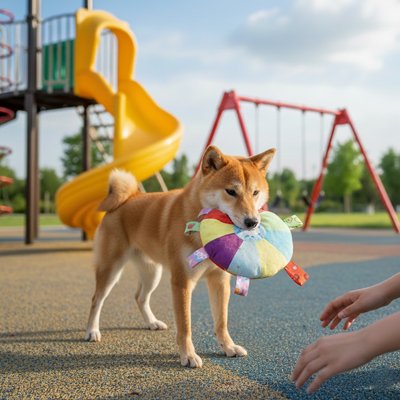 Jouet pour chien exterieur et interieur