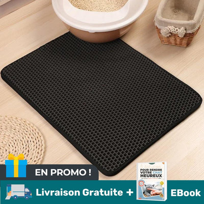 TAPIS POLYMÈRE POUR LITIÈRE | CleanPaw™ - MON TOUTOU