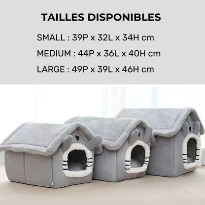NICHE PLIABLE POUR CHIEN ET CHAT - MON TOUTOU